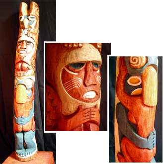 Sculpture de Totem